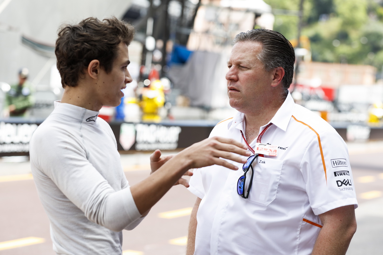 Lando Norris και Zak Brown