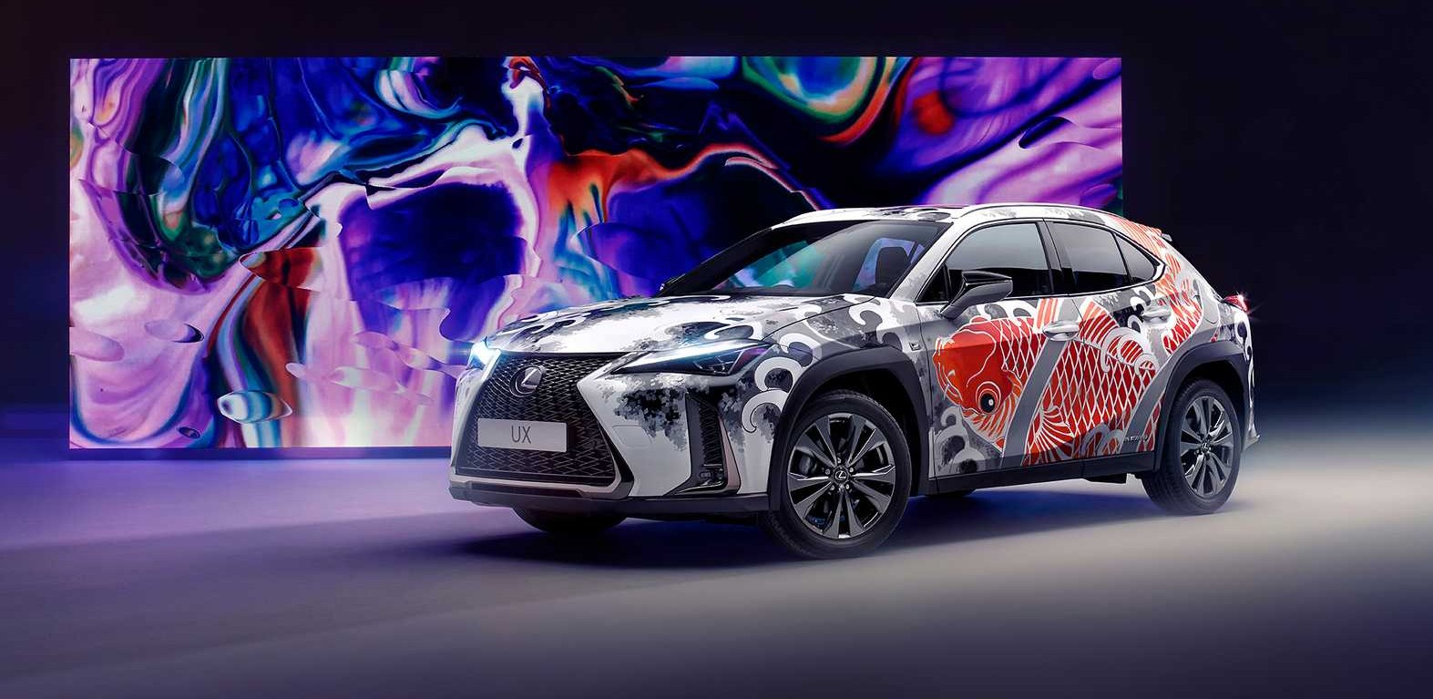 Lexus UX tattoo