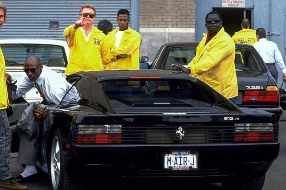 Michael Jordan Ferrari Testarossa 512 TR