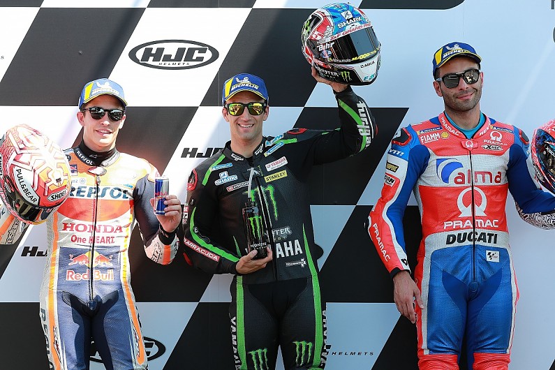 Podium Q2 MotoGP France 2018