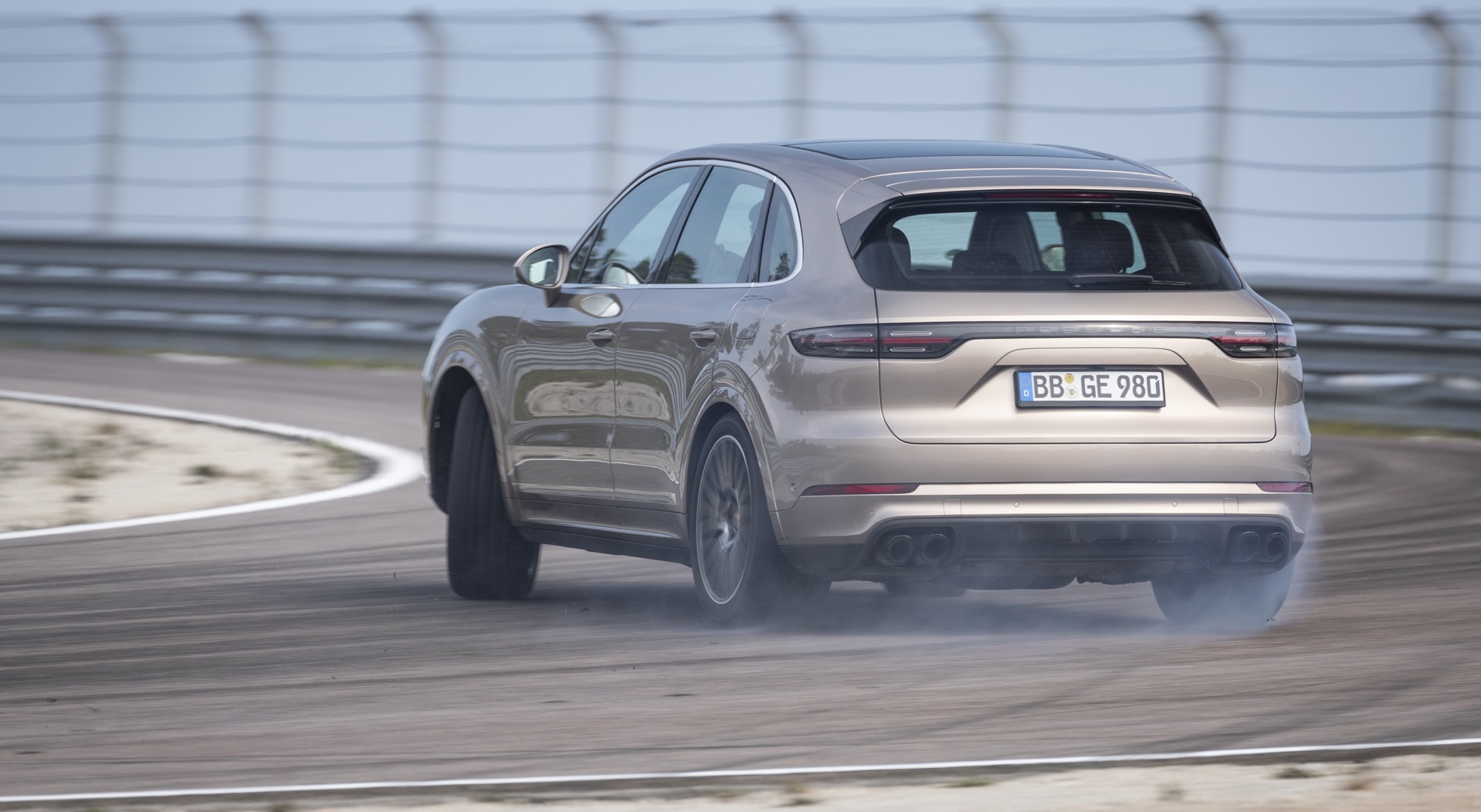 Porsche Cayenne at Gotland Ring