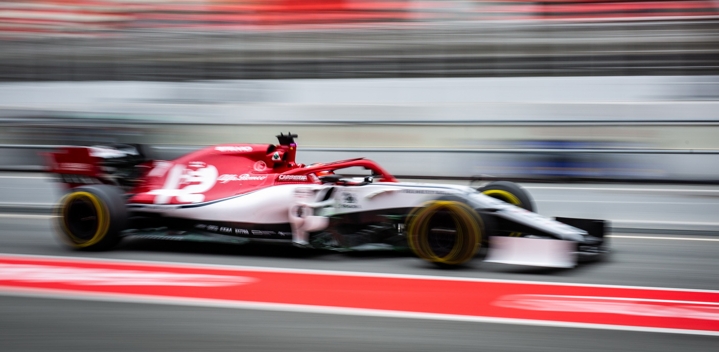 Raikkonen Alfa Romeo Barcelona 2019