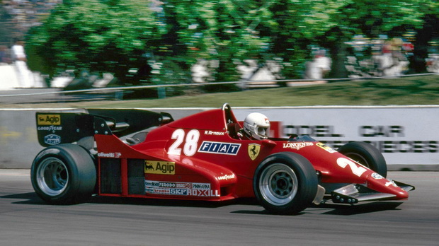 René Arnoux Ferrari 126C2B 1983