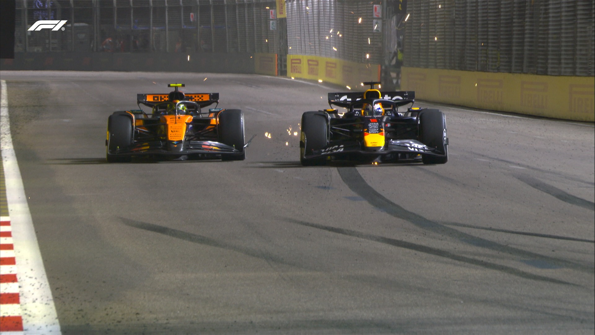 GP Σιγκαπούρης- Norris-Verstappen