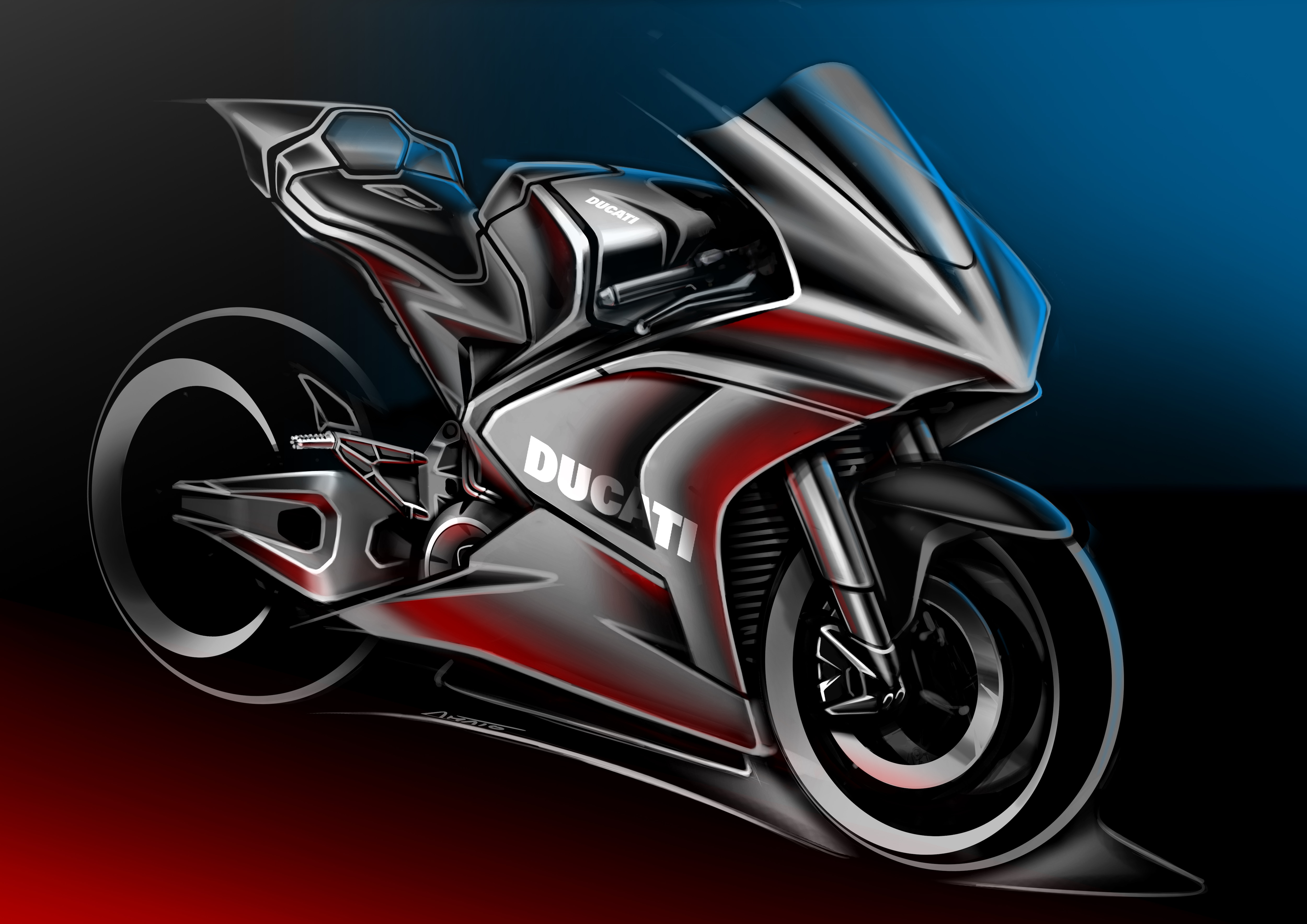 MotoE by Ducati sketch