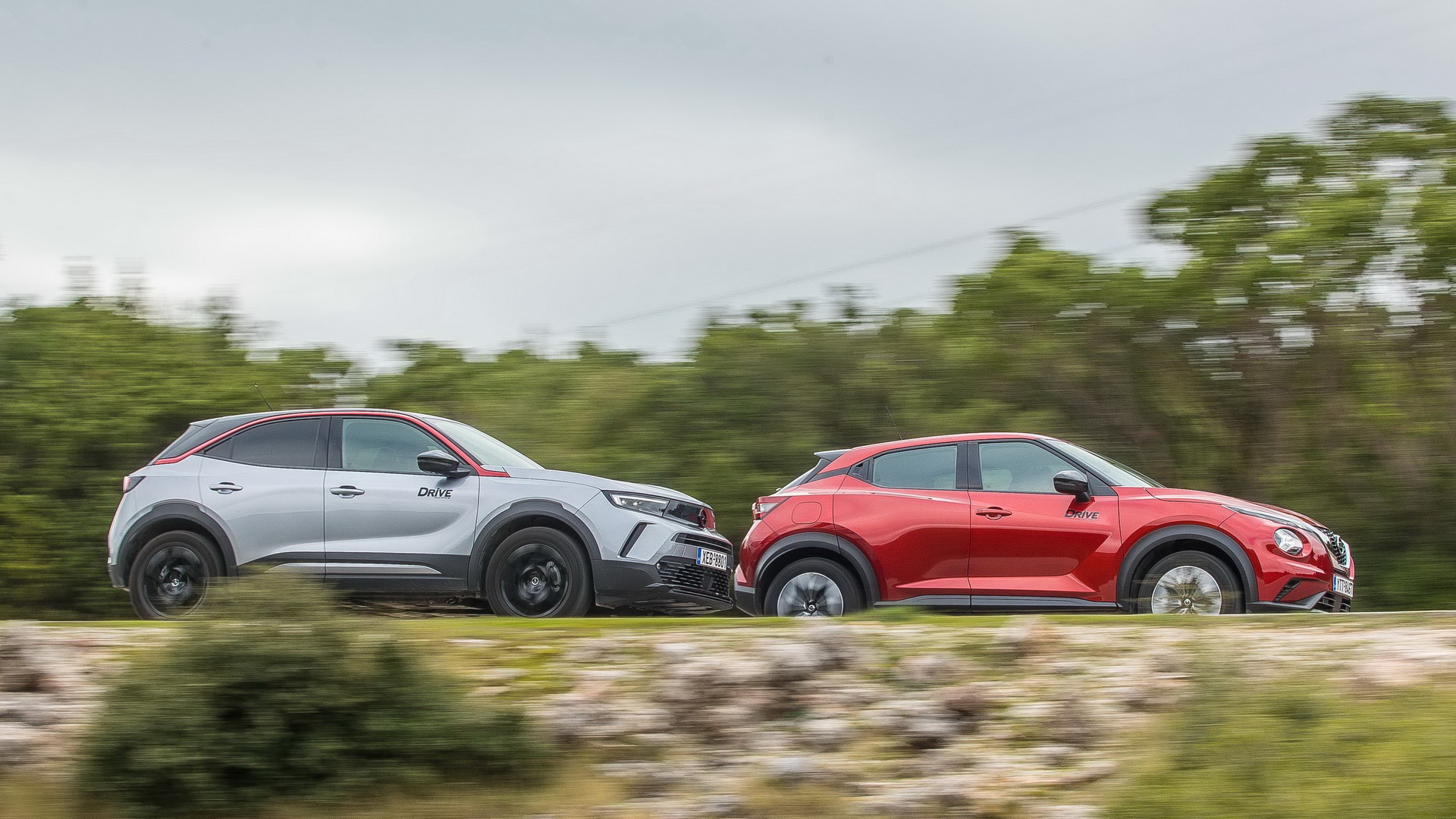 Test drive B-SUV: Nissan Juke 1.0 DIG-T DCT vs Opel Mokka 1.2 Turbo 130 PS EAT8, photo credit DRIVE Media/Thanassis Koutsogiannis