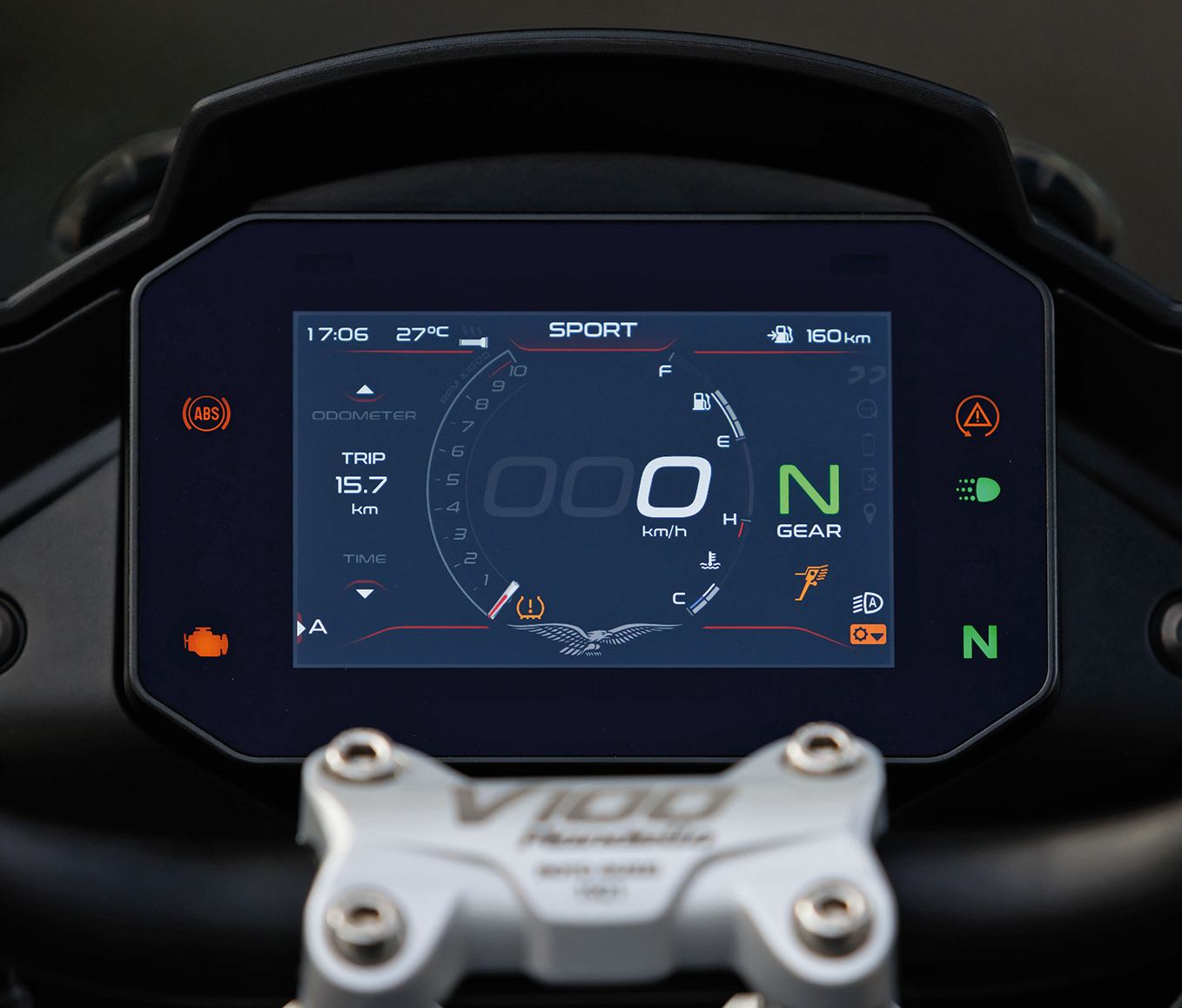 Test ride: Moto Guzzi V100 Mandello S, Photos © MOTO Magazine/Moto Guzzi