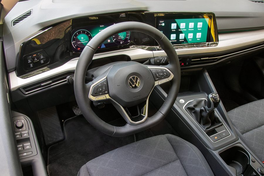 VW Golf interior