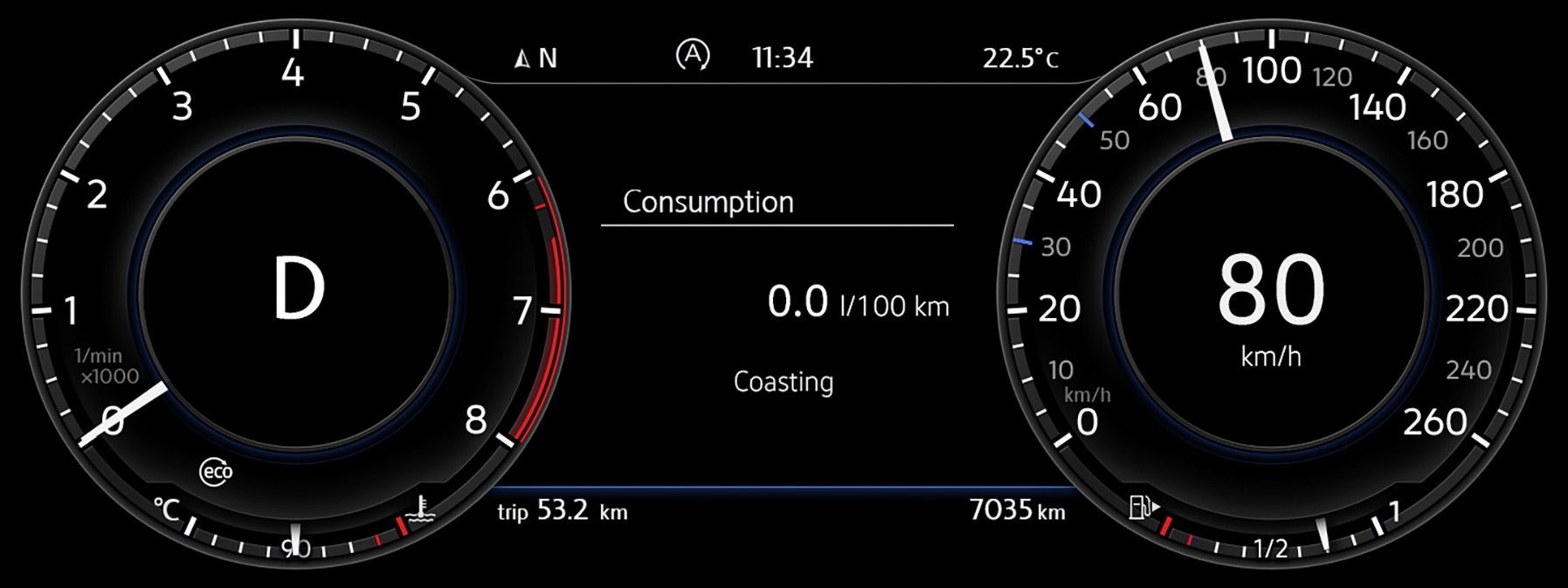 VW Golf Coasting Function