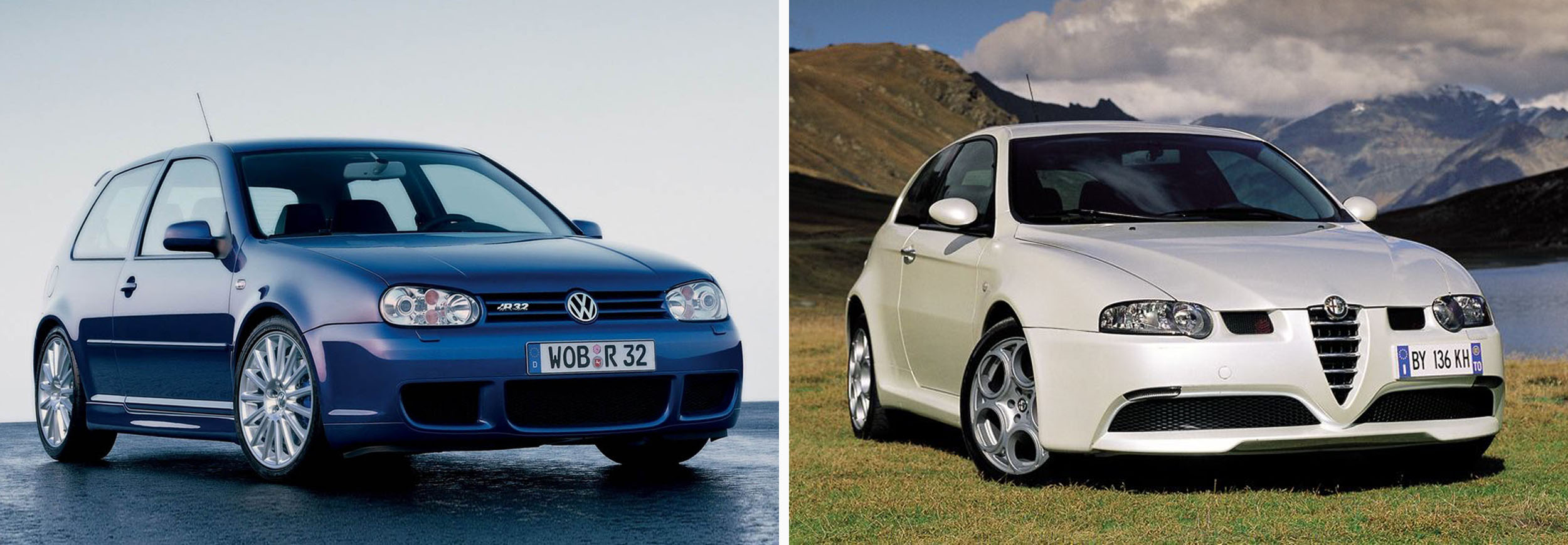 VW Golf IV R32 VS Alfa Romeo 147 GTA