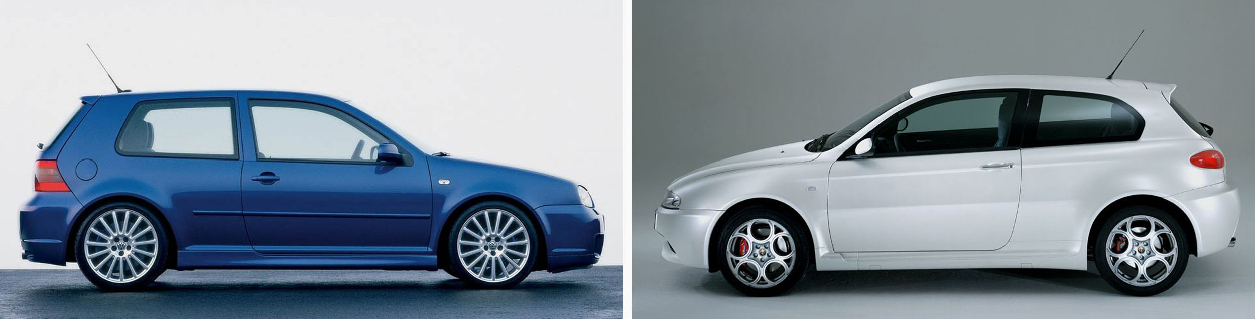 VW Golf IV R32 VS Alfa Romeo 147 GTA