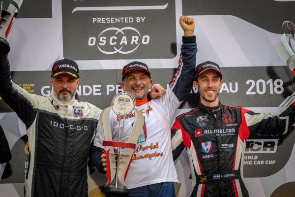 WTCR championship podium 2018