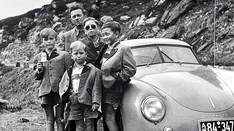 Wolfgang Porsche and family