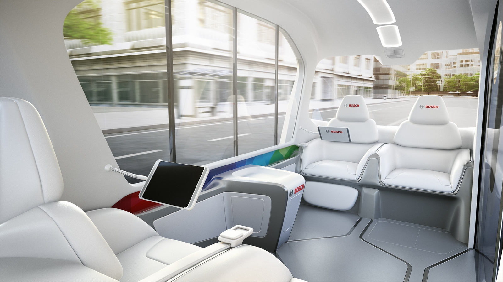 Bosch Shuttle Bus of the future - CES 2019