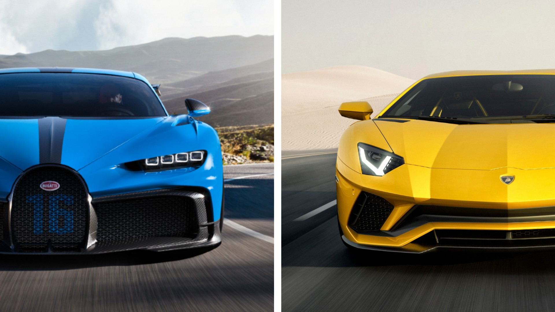 Bugatti and Lamborghini