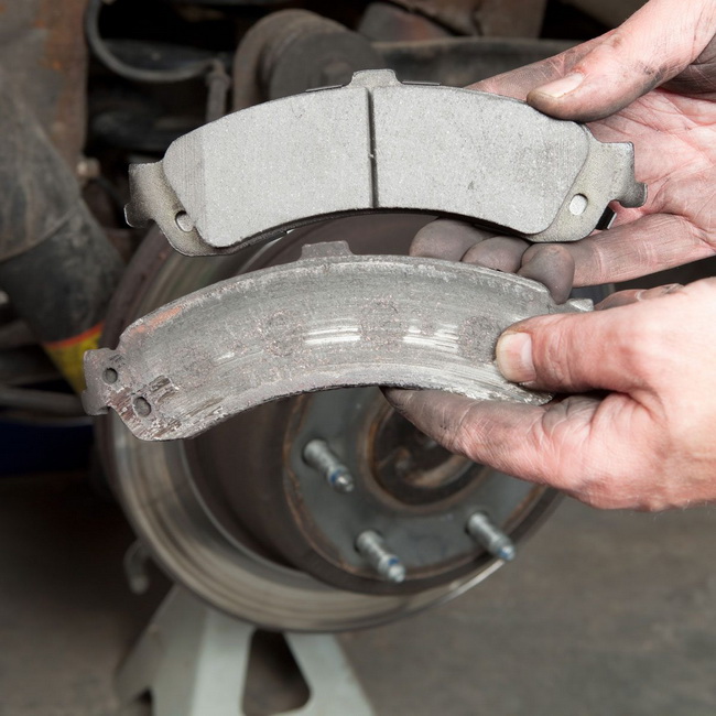 changing brake pads