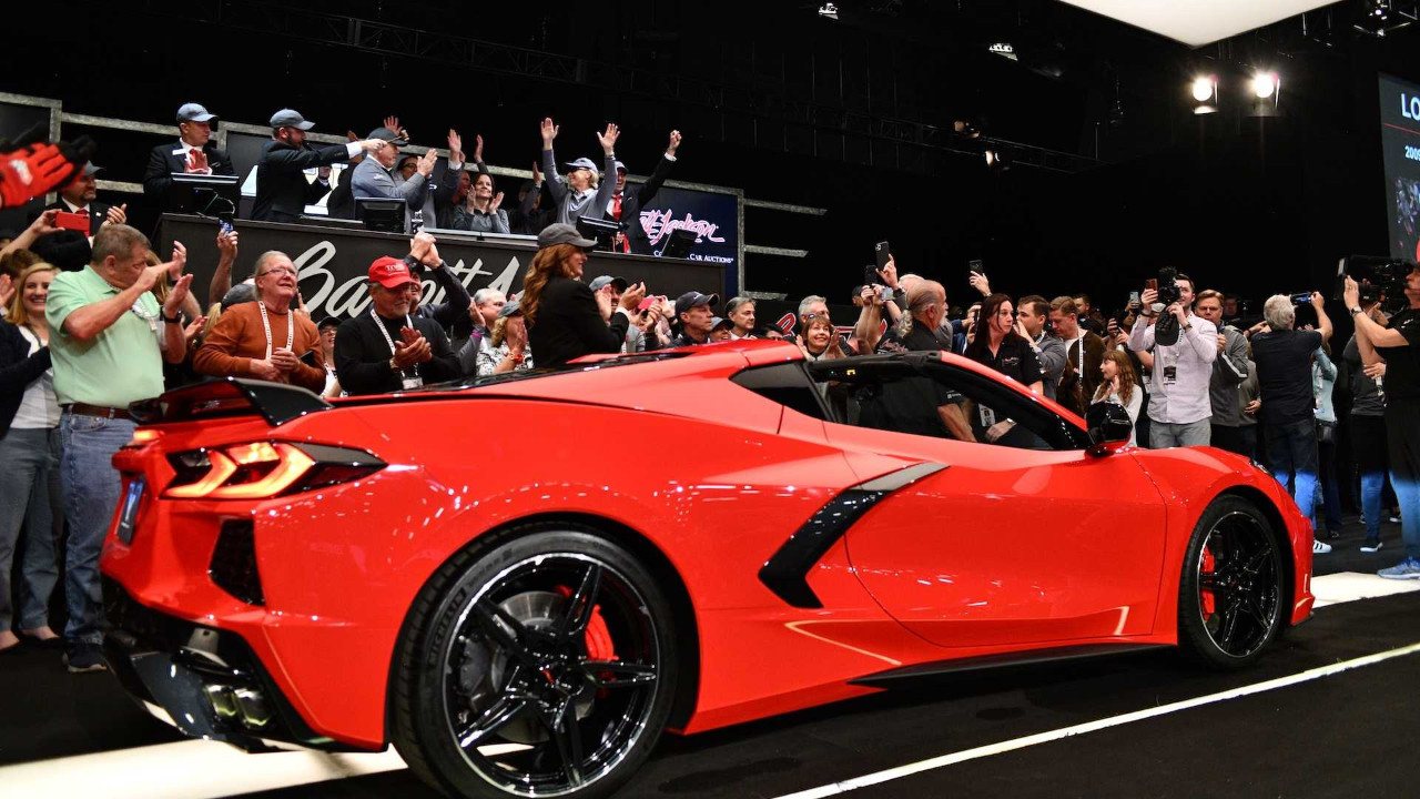 Chevrolet Corvette C8 vin #001, Scottsdale, Arizona, Barrett-Jackson Auction 