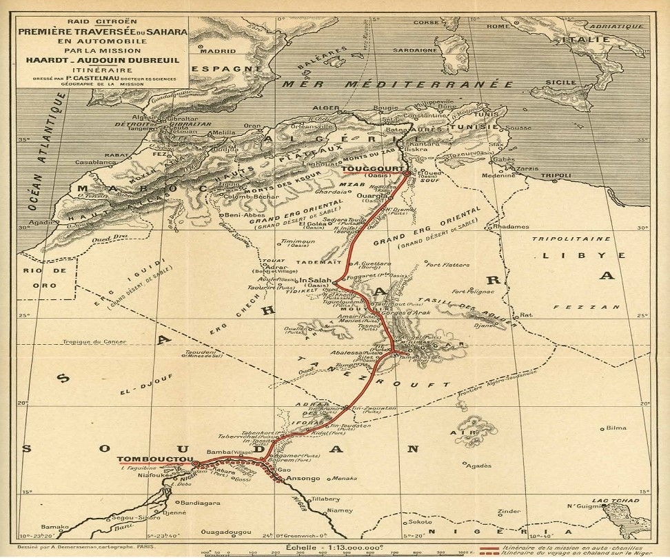  Croisière Sahara, Croisière Noire, Croisière Jaune