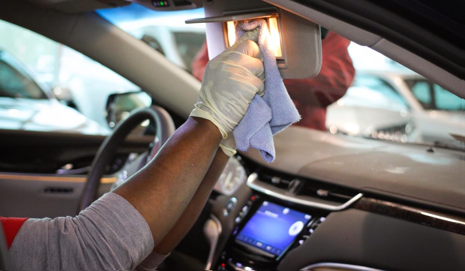 Car cabin cleaning