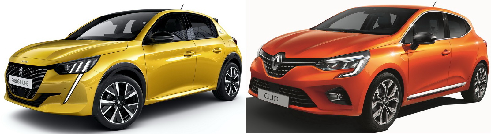 Peugeot 208 vs Νέο Renault Clio 5