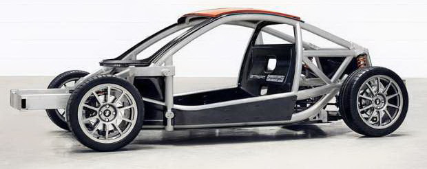 Gordon Murray Automotive, istream chassis side view
