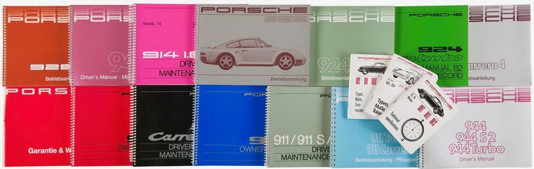 Porsche manuals