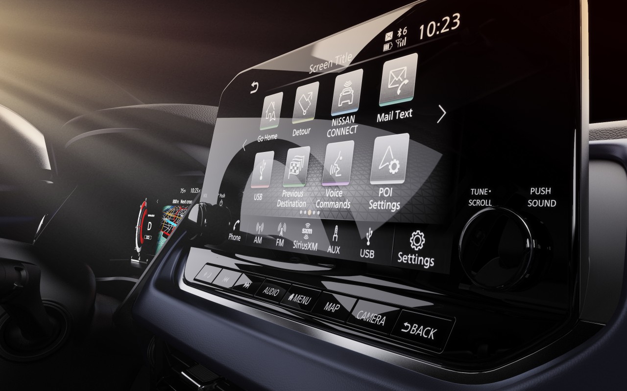 Nissan Qashqai 2021 dashboard teaser