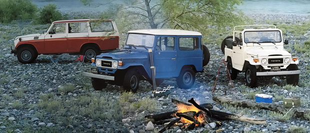 Τoyota Land Cruiser line-up 50 Series