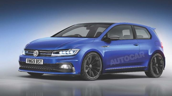 Volkswagen Golf MK8 Render 3