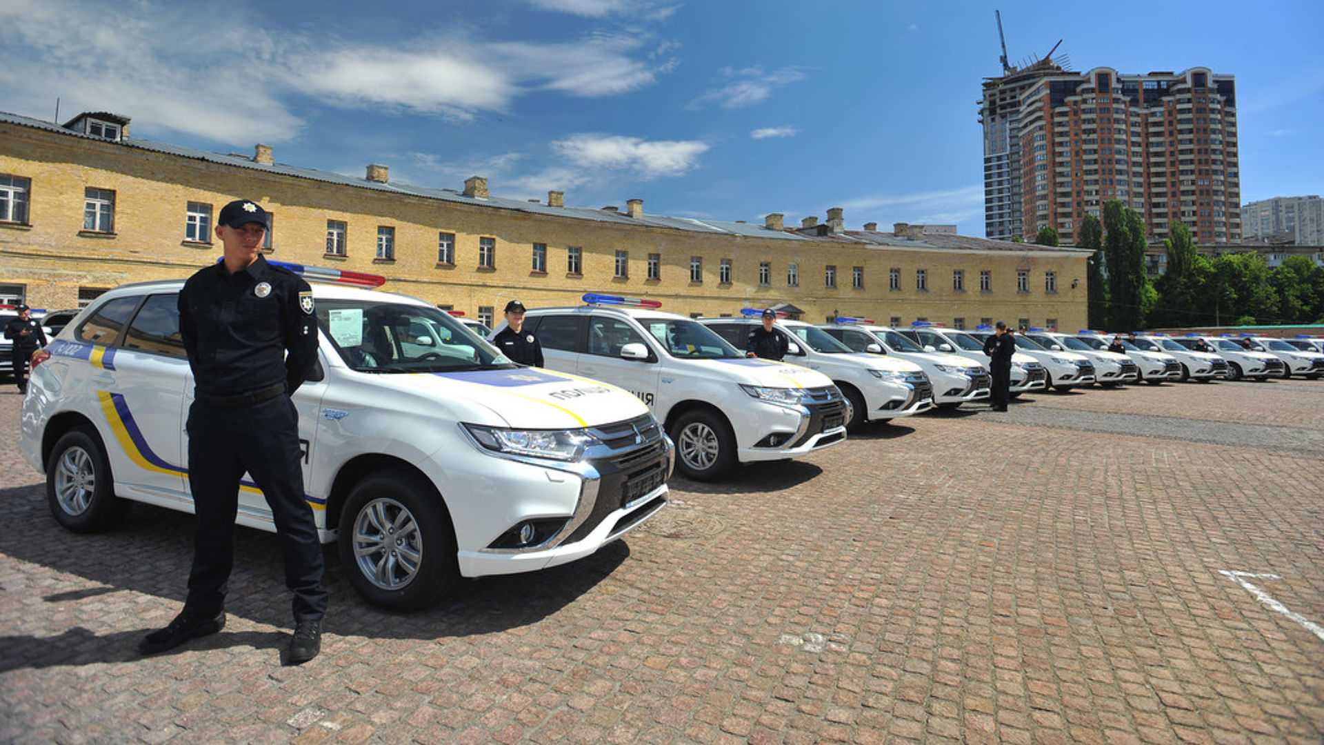 ukrainian police car