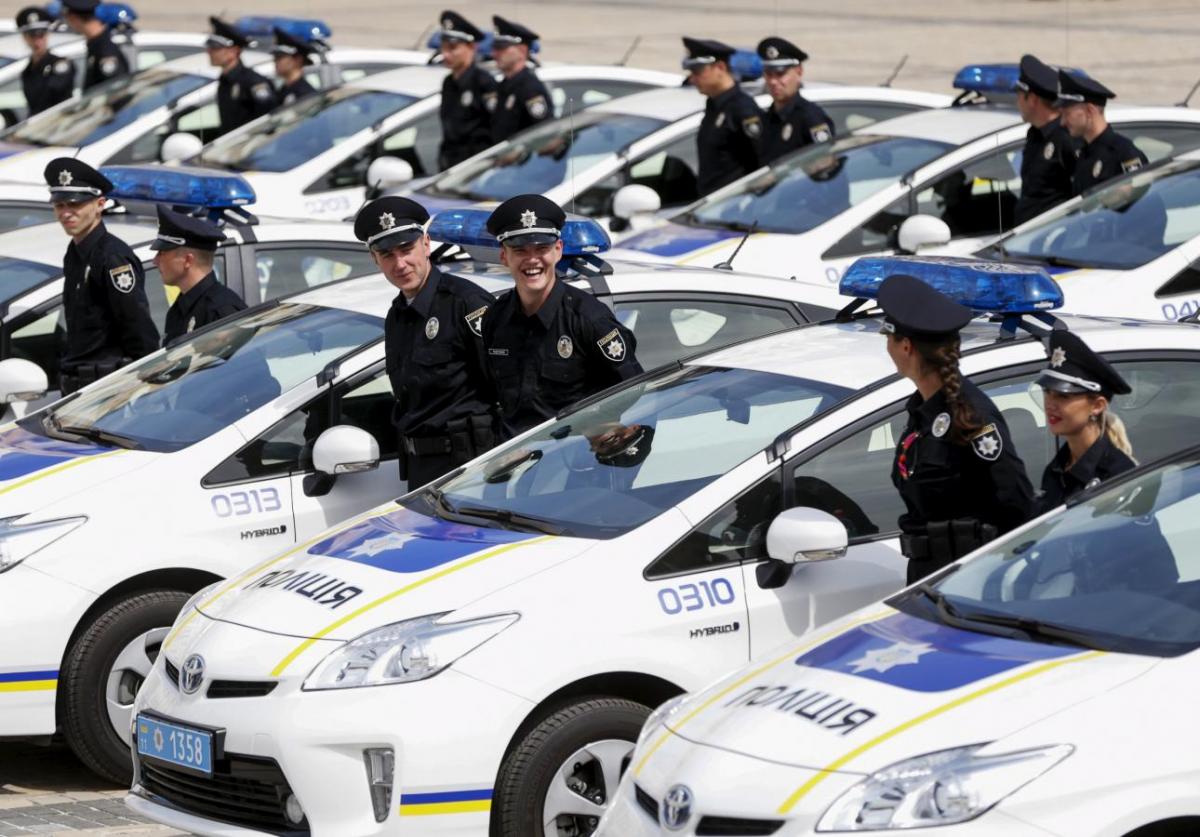 ukrainian police car