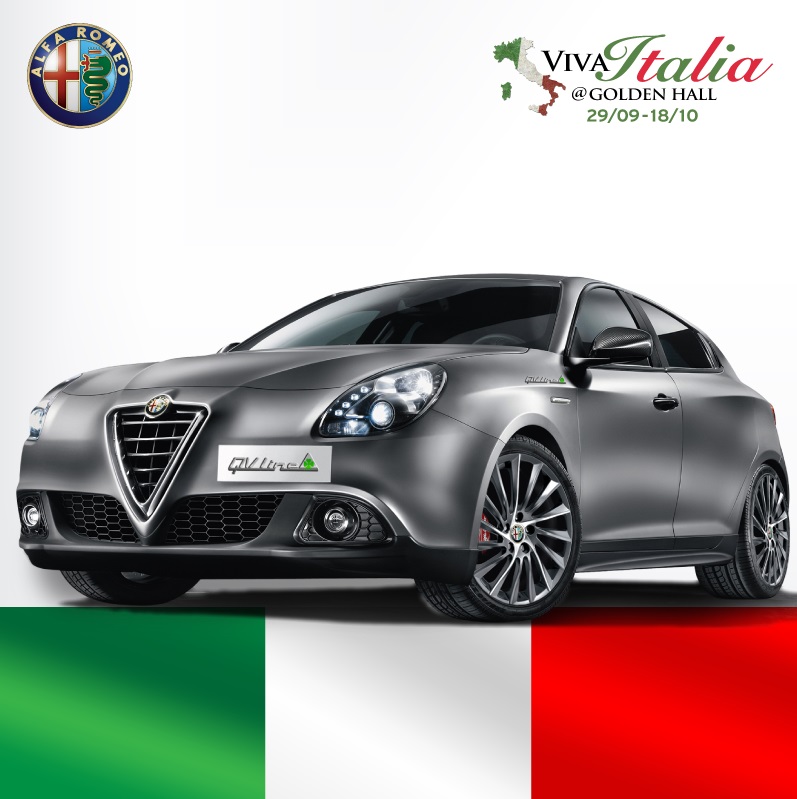 Fiat e Alfa Romeo sponsorizzano l’evento Viva Italia nel Salone d’Oro
