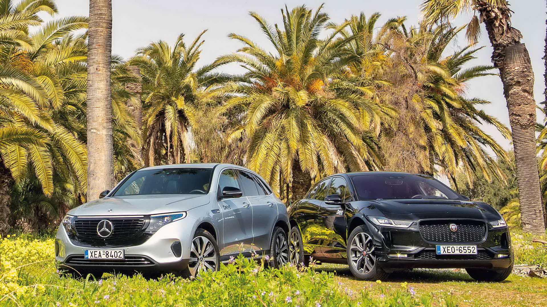 Mercedes eqc vs jaguar hot sale i pace