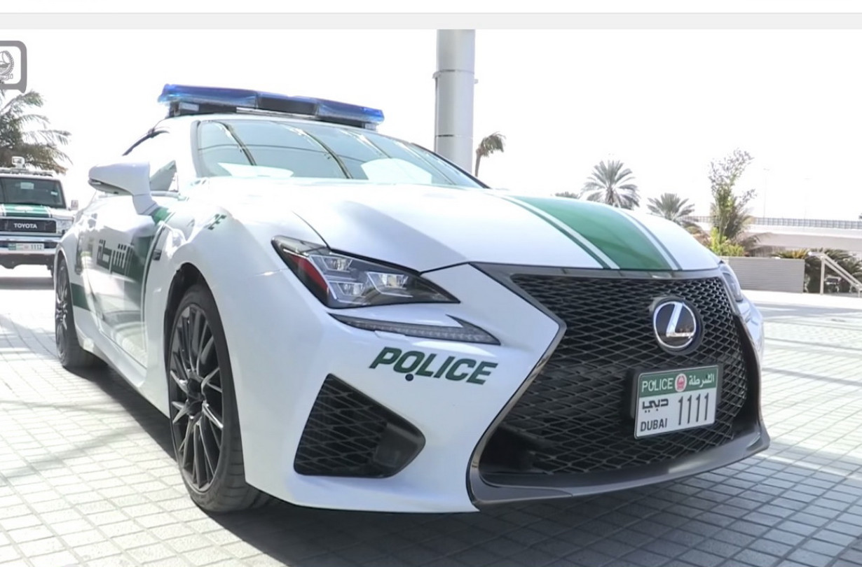 Lexus RC F Dubai Police