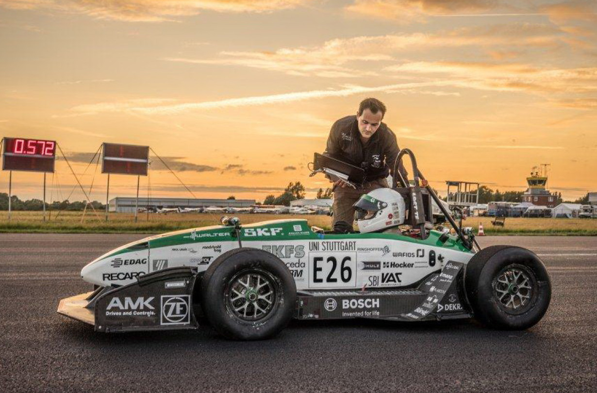 Green Team Formula Student - new world record 0-100 km/h