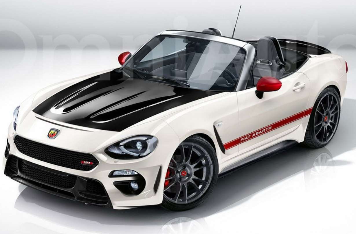 καλλιτεχνική απεικόνιση Abarth 124 Spider του Omni Auto