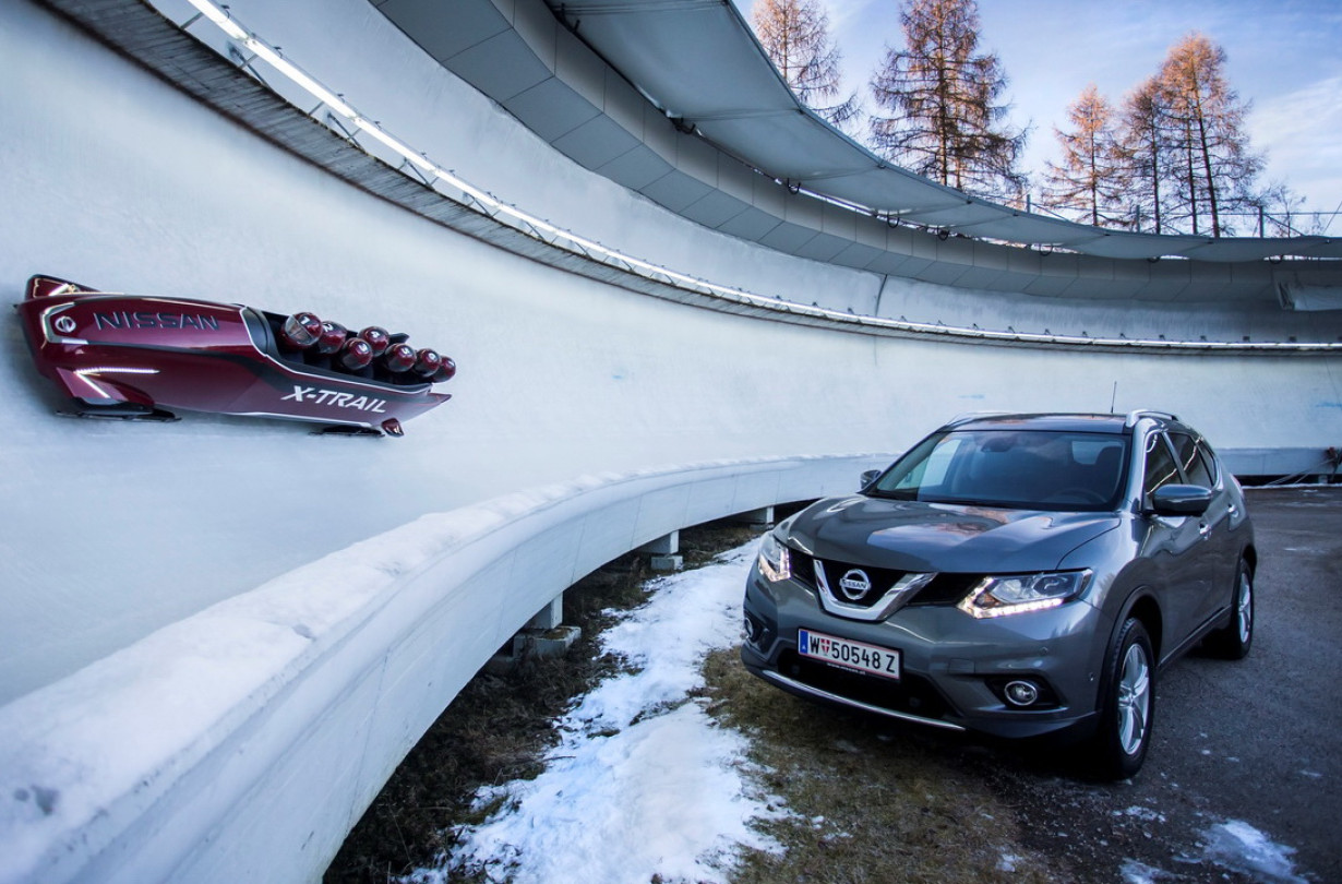 Nissan X-Trail bobsleigh