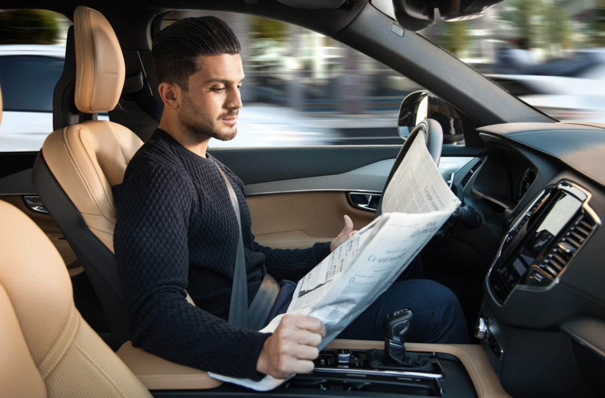 Volvo XC90 autonomous driving