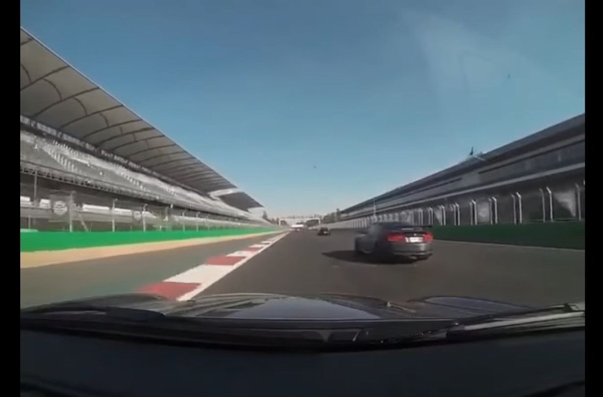 Track day crash