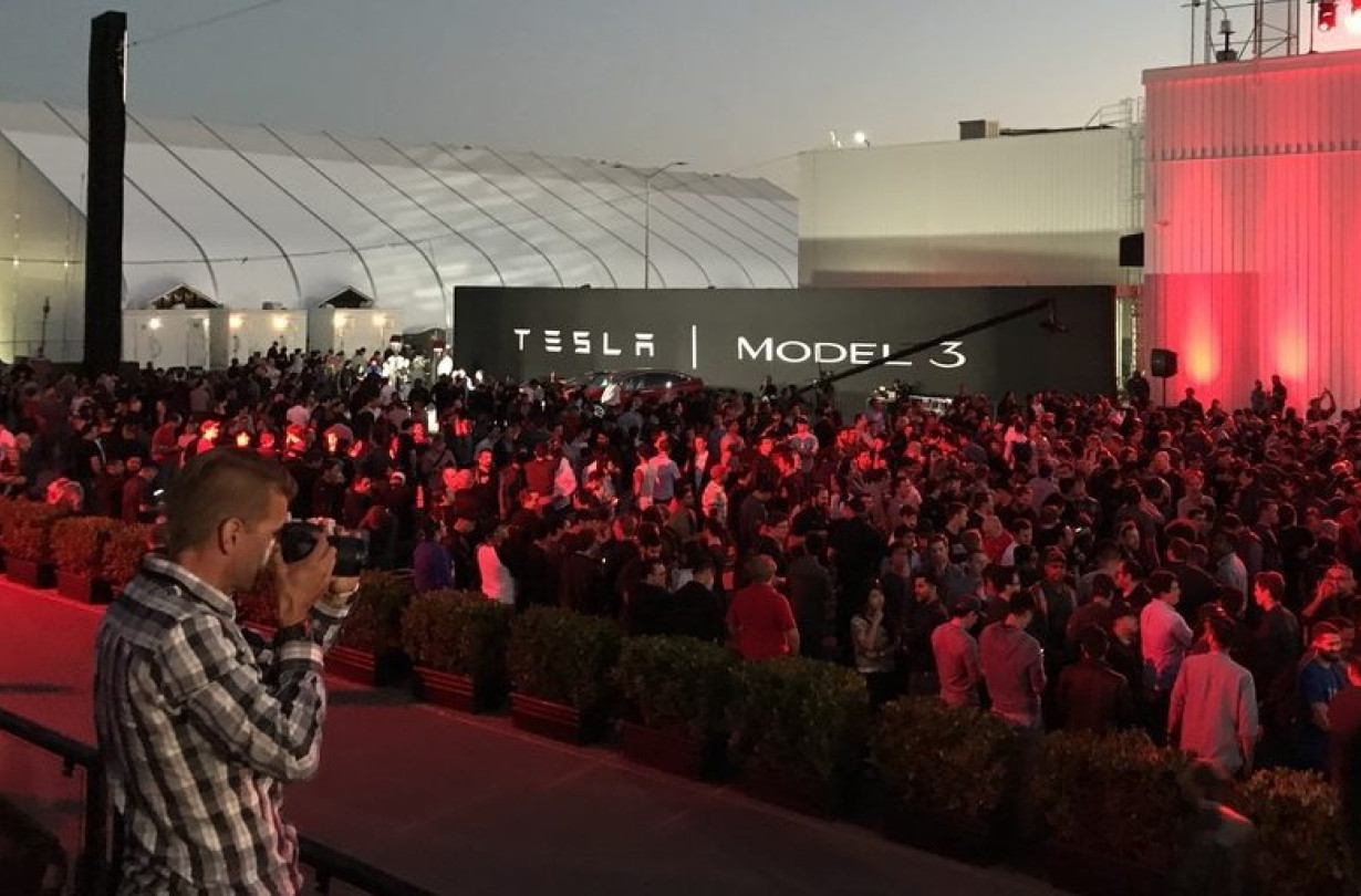 Tesla Model 3 first delivery