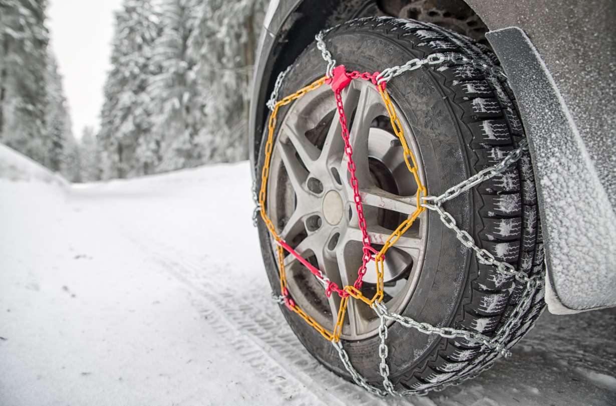 Χειμωνιάτικα λάστιχα και αλυσίδες, winter tyres and snowchains