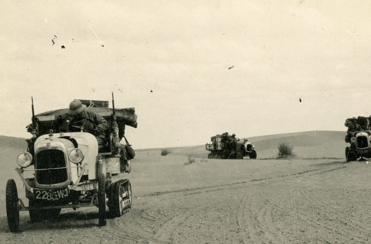 Autochenille Citroën B2 modèle K1, Scarabée d’Or, Sahara