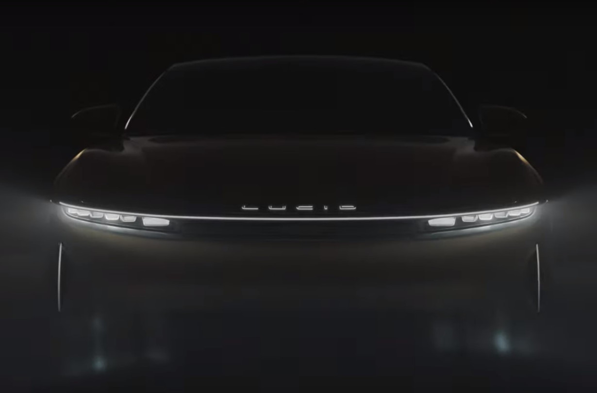 Lucid Air teaser video screenshot