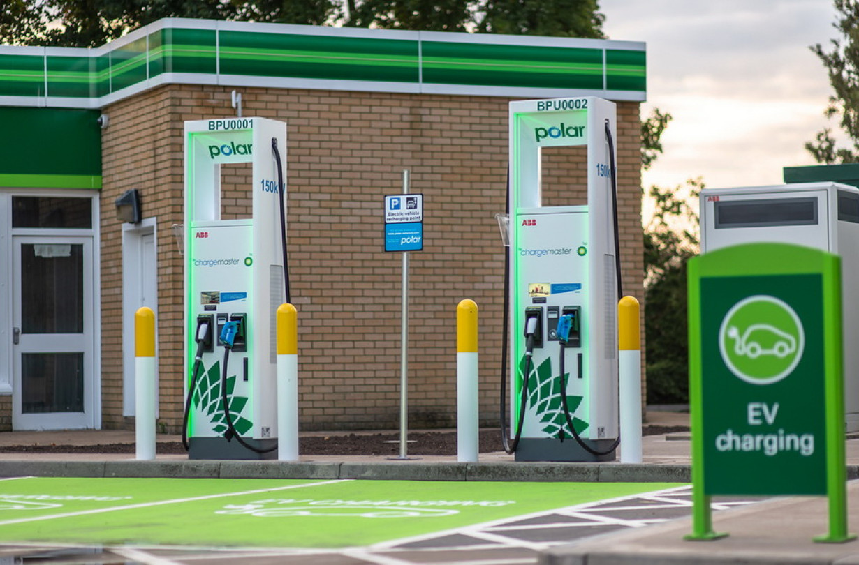 BP gas station EV chargers