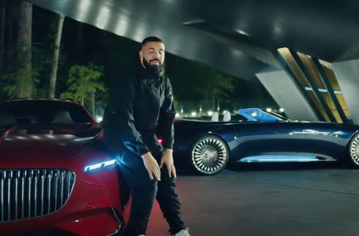 Drake clip «Laugh Now Cry Later» with ision Mercedes-Maybach 6 Cabriolet