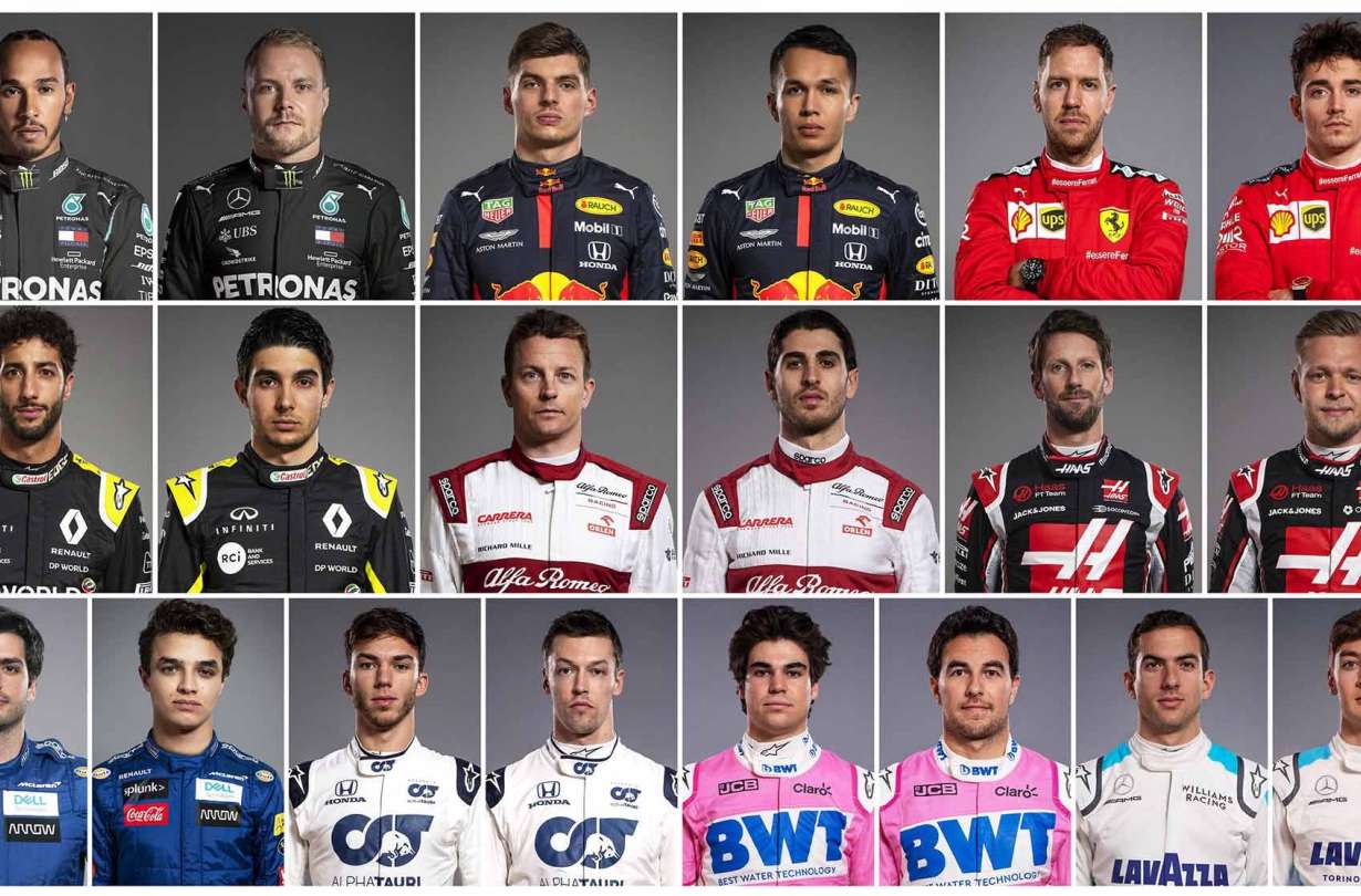 F1 drivers 2020