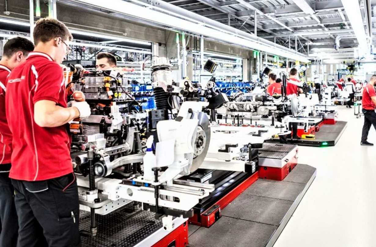 Porsche Taycan plant