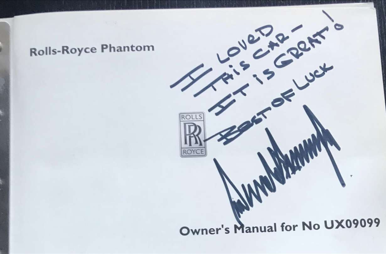 Donald Trump's Rolls-Royce Phantom