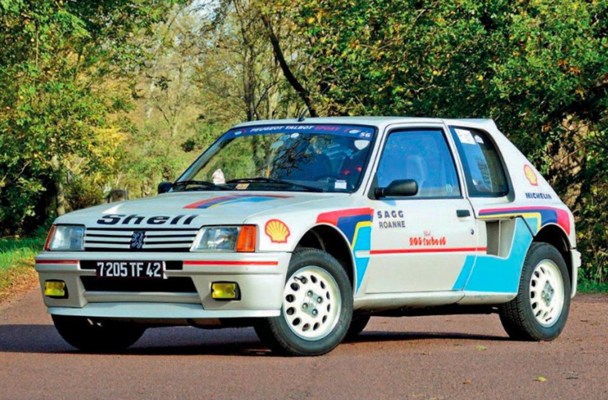 Peugeot 205 T16, Photo credit Aguttes Peugeot 205 T16, Photo credit Aguttes