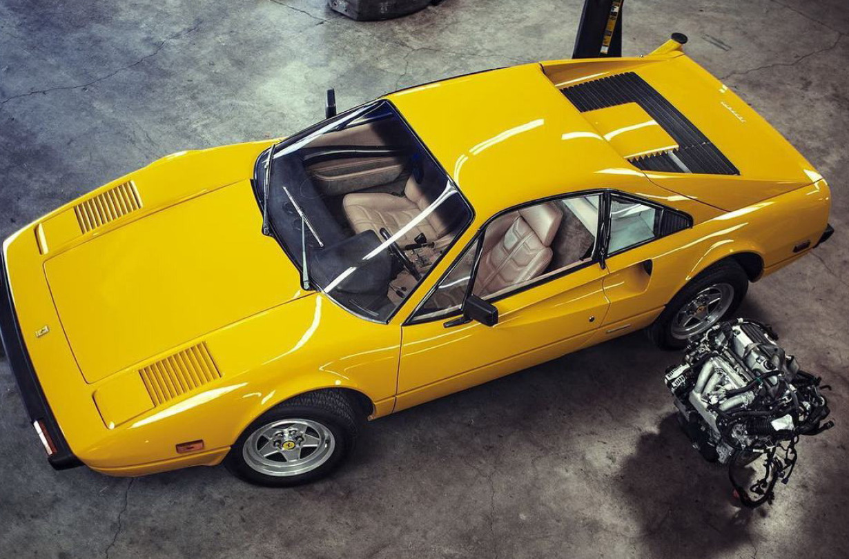 Ferrari 308GTBi with Honda 4-pot engine